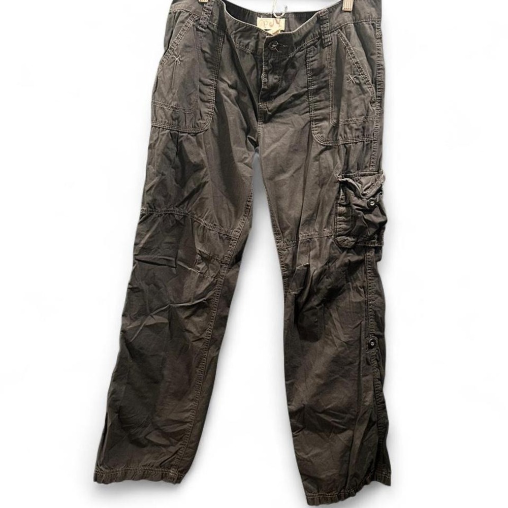Y2K‎ cargo pants in black by OP size 13 (L2) 18" flat waist 39.5" length